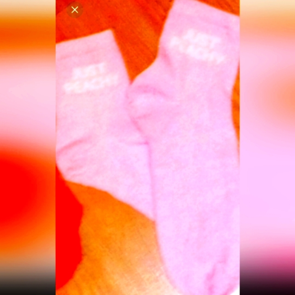 Pink Gym Ankle Socks.  PO